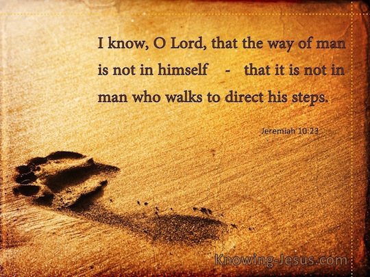 jeremiah 10 23-24