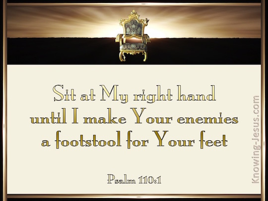 Psalm 110:1 - Verse of the Day