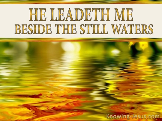 Psalm 23:2b - Verse Of The Day