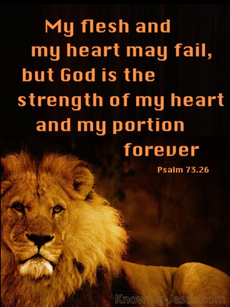 Psalm 73.26 - Verse of the Day