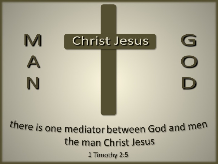 1 Timothy 25 For there is one God, and one mediator also