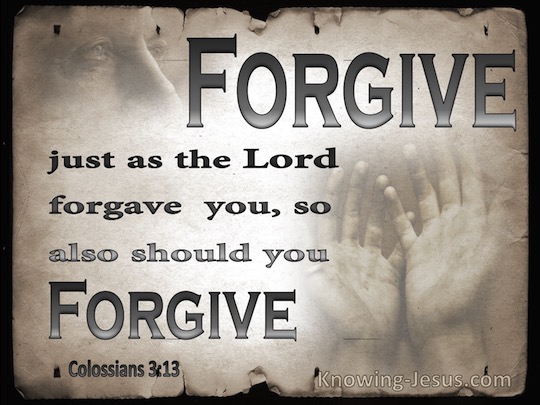 Colossians 3:13 - Verse of the Day