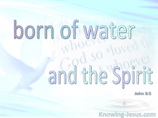 John 3 5 Jesus Answered Truly Truly I Say To You Unless One Is 