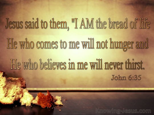 John 6:35 - Verse of the Day